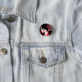 Al Gone Dead Sugar Skull Girl Ronde Button 3,2 Cm (In situ)