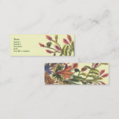 Al Good Flowers-kaart. Mini Visitekaartje (Voorkant / Achterkant)