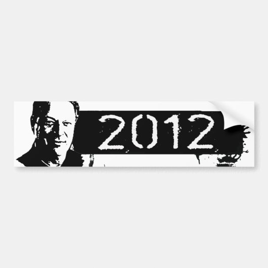 Al Gore 2012 Bumpersticker (Voorkant)