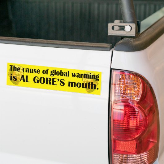 Al Gore Bumpersticker 1 (Op Truck)