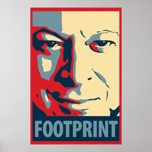 Al Gore - Footprint: Poster van het OHP (Voorkant)