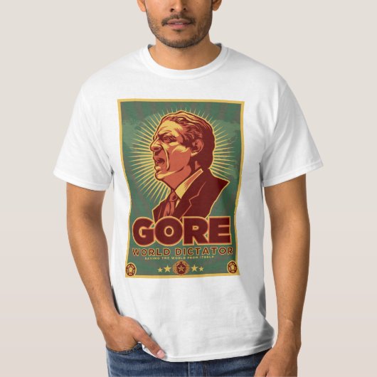 Al Gore for Dictator T-Shirt - Gepersonaliseerd (Voorkant)