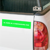 AL GORE IS EEN BROEIKASGAS BUMPERSTICKER (Op Truck)