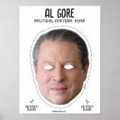 Al Gore kostuummasker Poster (Voorkant)