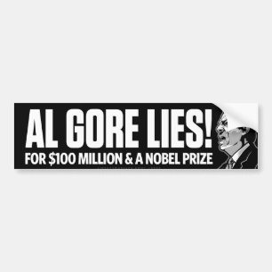Al Gore Lies Bumpersticker