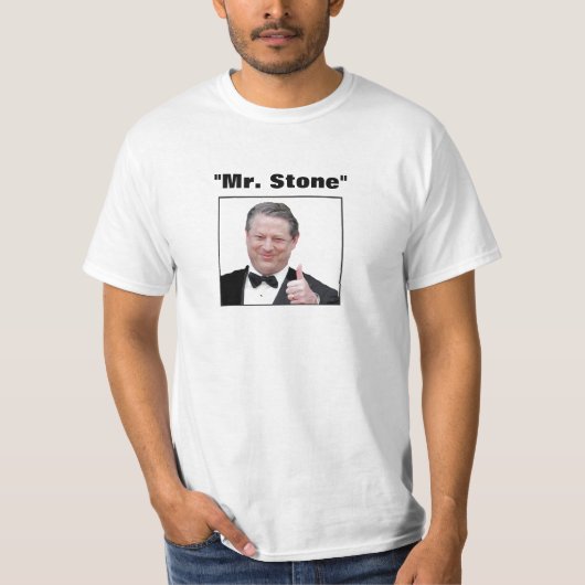 Al Gore: "Mr Stone" T-shirt (Voorkant)
