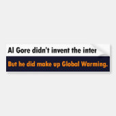 Al Gore vond de internet Bumpersticker niet uit (Voorkant)