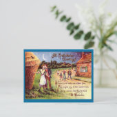  Al Halloween Greeting Couple Briefkaart (Staand voorkant)