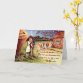  Al Halloween Greeting Couple Kaart (Gele Bloem)