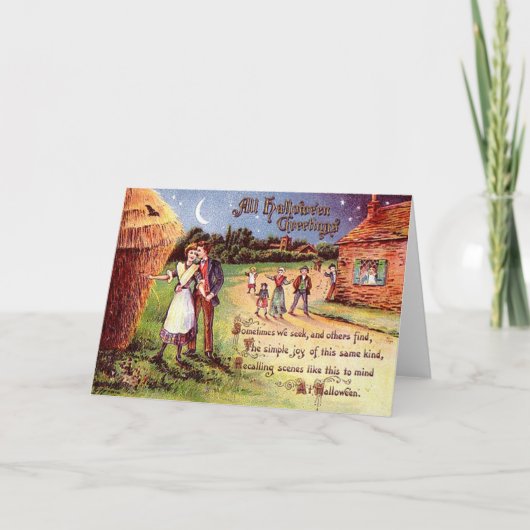  Al Halloween Greeting Couple Kaart (Voorkant)