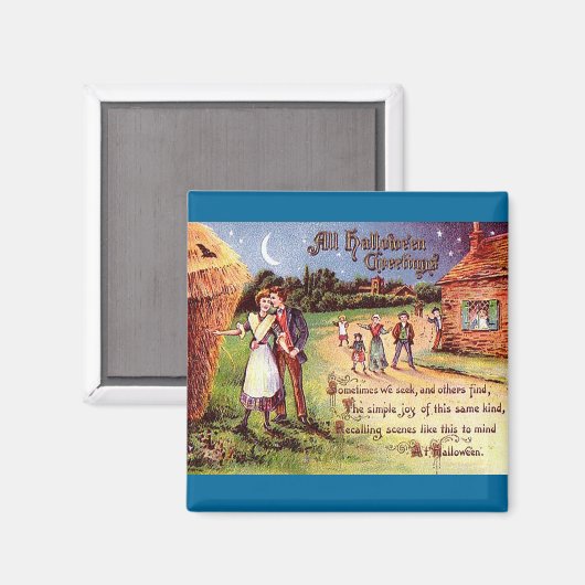  Al Halloween Greeting Couple Magneet (Voorkant / Achterkant)