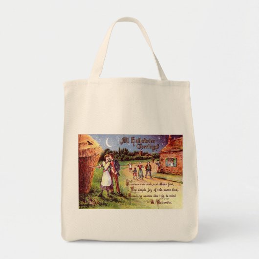  Al Halloween Greeting Couple Tote Bag