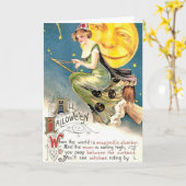 Al Halloween Kaart (Gele Bloem)