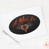 Al Hallow's Eve Ovale Sticker (Envelop)