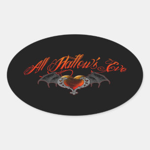 Al Hallow's Eve Ovale Sticker