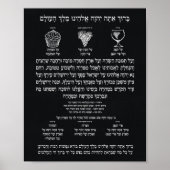 Al Hamichya Chalkboard Poster (Voorkant)