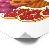 Al haMichya Hebreeuws na eten kleurrijk Poster (Hoek)