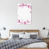 Al HaNisim Hanukkah Prayer in het Hebreeuws en het Canvas Afdruk (Insitu (Slaapkamer))