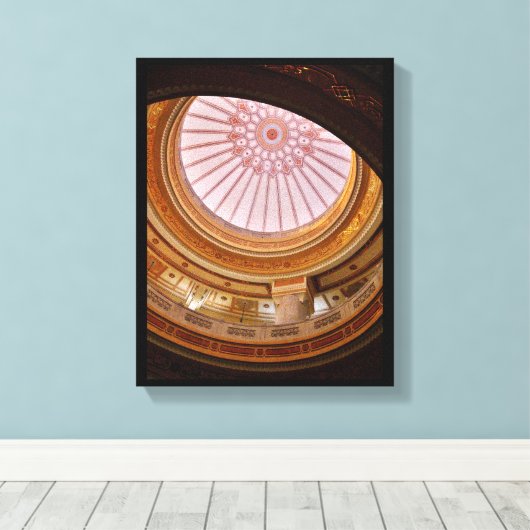 Al Haram Dome Canvas Afdruk (Insitu (Houten vloer))