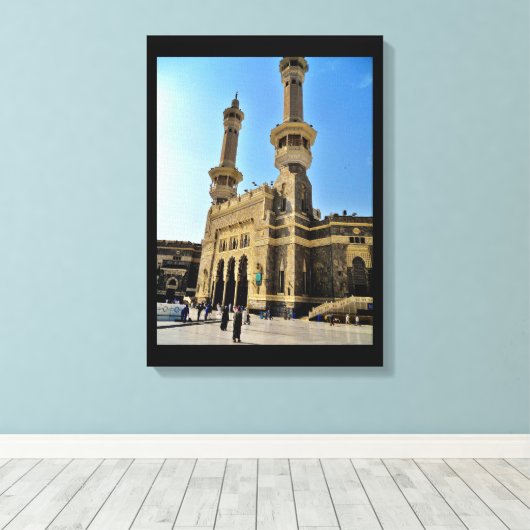 Al Haram Mosque Canvas Afdruk (Insitu (Houten vloer))