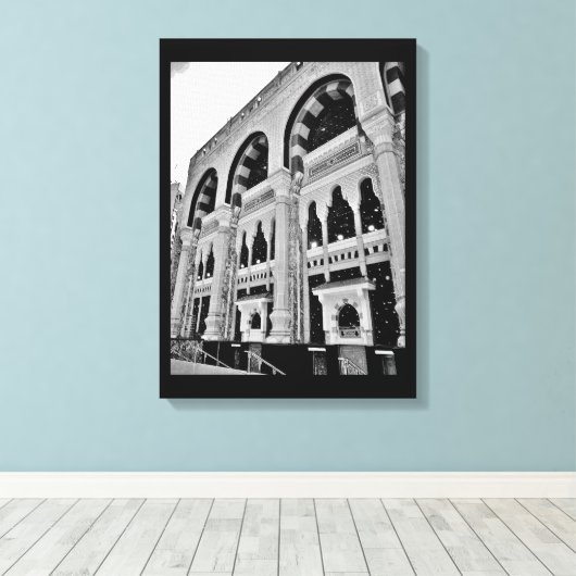 Al Haram Mosque Canvas Afdruk (Insitu (Houten vloer))