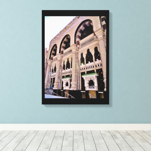 Al Haram Mosque Canvas Afdruk (Insitu (Houten vloer))