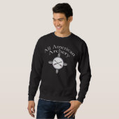 Al het Amerikaanse Archery Sweatshirt - Zwart (Voorkant volledig)