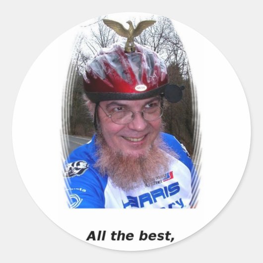 Al het beste, ronde sticker (Voorkant)