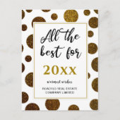 Al het beste voor het nieuwe jaar bedrijf Modern G Briefkaart (Voorkant)