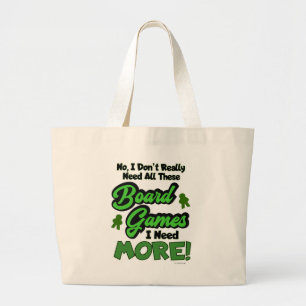 Al het Collectie van Funny Boardgame Grote Tote Bag