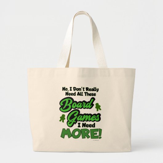 Al het Collectie van Funny Boardgame Grote Tote Bag (Voorkant)