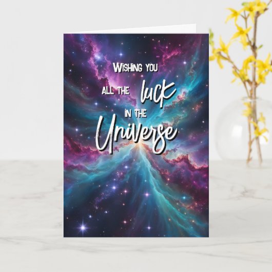 al het geluk universum Succes examens GCSE SAT Kaart (Gele Bloem)