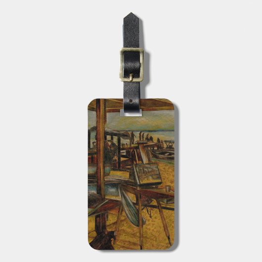 Al het Grote Schilderen begint met Één Slag van de Bagagelabel (Voorkant verticaal)