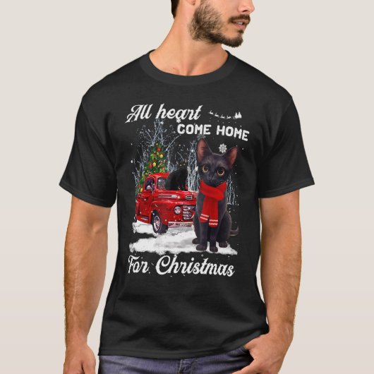 Al het hart komt naar huis voor Kerstmis. T-shirt (Voorkant)
