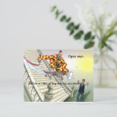 "Al het leven is een onduidelijk beeld van republi Briefkaart (Staand voorkant)