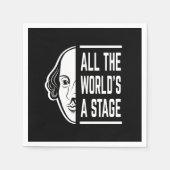 Al het podium van de wereld Thespian Shakespeare c Servet (Voorkant)