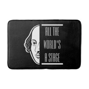 Al het podium van Shakespeare citeert de theater Badmat