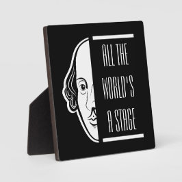 Al het podium van Shakespeare citeert de theater Fotoplaat