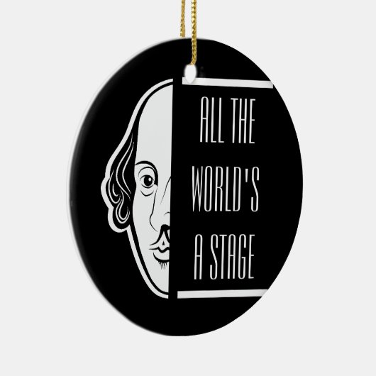 Al het podium van Shakespeare citeert de theater Keramisch Ornament (Rechts)