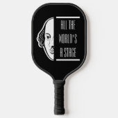 Al het podium van Shakespeare citeert de theater Pickleball Paddle (Voorkant)
