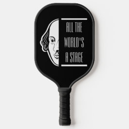 Al het podium van Shakespeare citeert de theater Pickleball Paddle