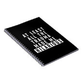 Al het trauma maakte me hilarisch notitieboek (Rechterzijde)