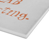 Al het voedsel moet naar het glazen snijbord van L Snijplank (Hoek)