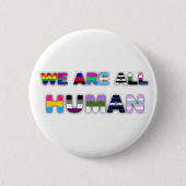 Al Human White Ronde Button 5,7 Cm (Voorkant)