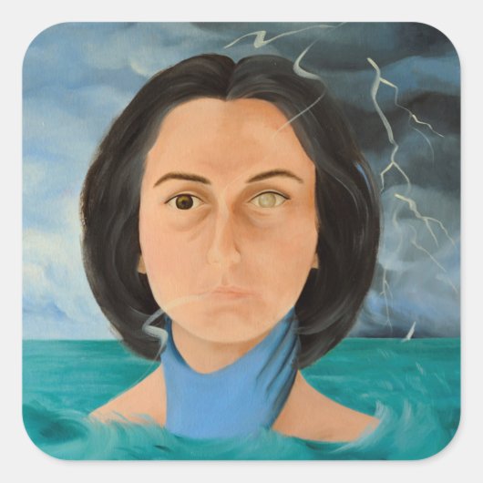 Al in een later jaar 2010 vierkante sticker (Voorkant)