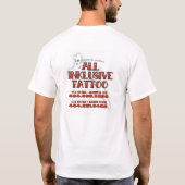 Al Inklusief "Draag uw hart op uw Sleeve" T-shirt (Achterkant)