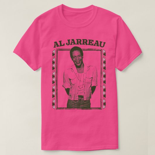 Al Jarreau  stijl ventilator ontwerp T-shirt (Design voorkant)