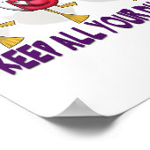 al je eenden in een rij houden poster (Hoek)