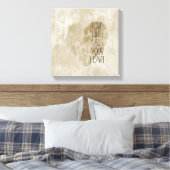 Al je hart goud canvas afdruk (Insitu (Slaapkamer))