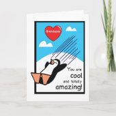 Al je kleinzonen Cool Valentijn Penguin Kaart (Voorkant)
